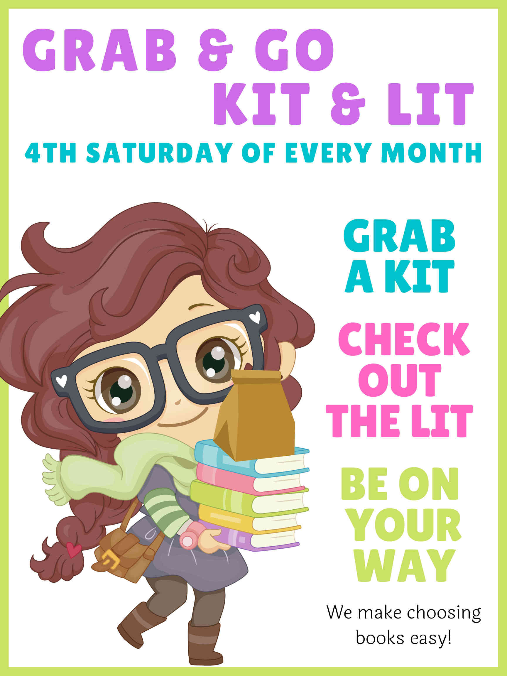 Kit & Lit - grab and go activities